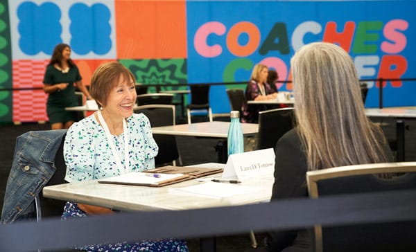 attendees enjoying career coaching at the TX Conference for Women
