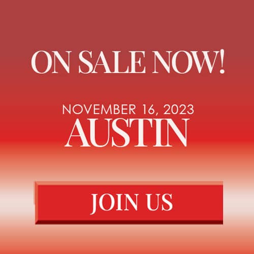 TX Conference for Women 2023 tickets are ON SALE NOW! Join us on November 16th in Austin for passion, purpose, and possibility.